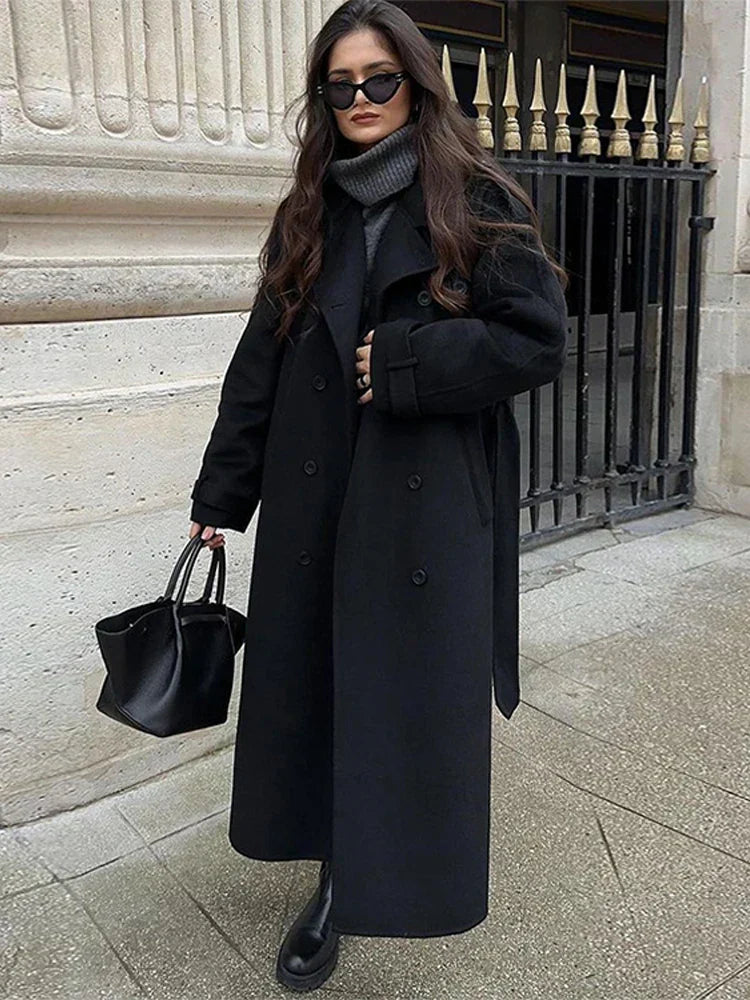 Berg-Feldt | Manteau en laine - Manteau pour femmes pour l'automne et l'hiver