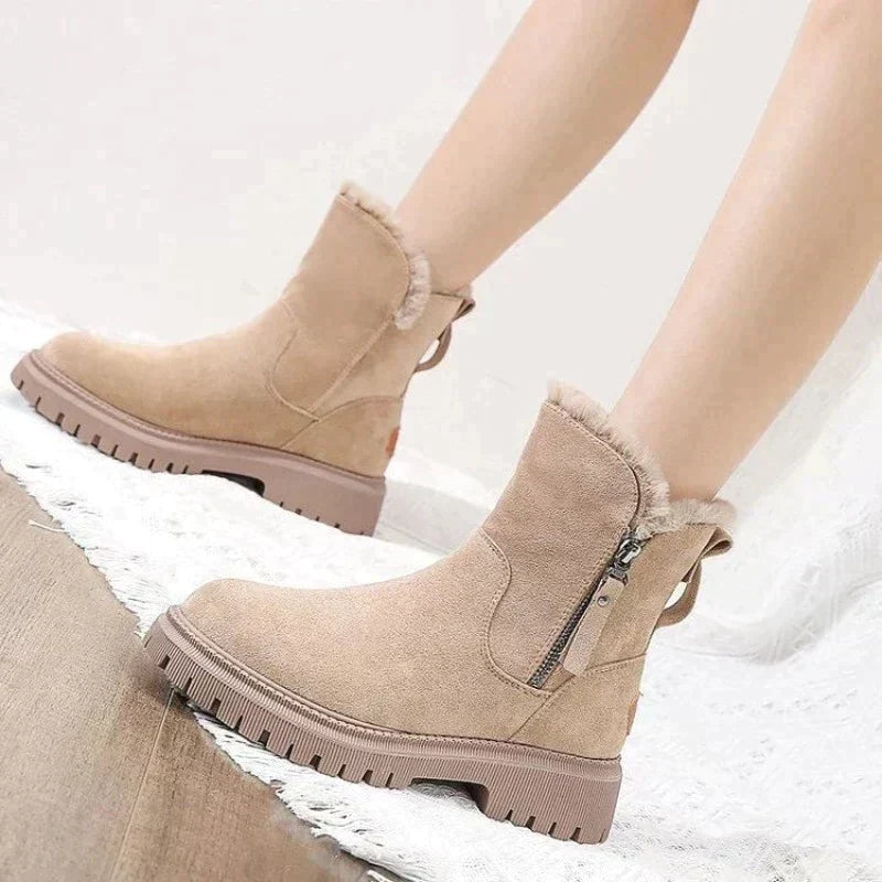 Berg-Feldt | Bottes zippées doublées de laine pour femme