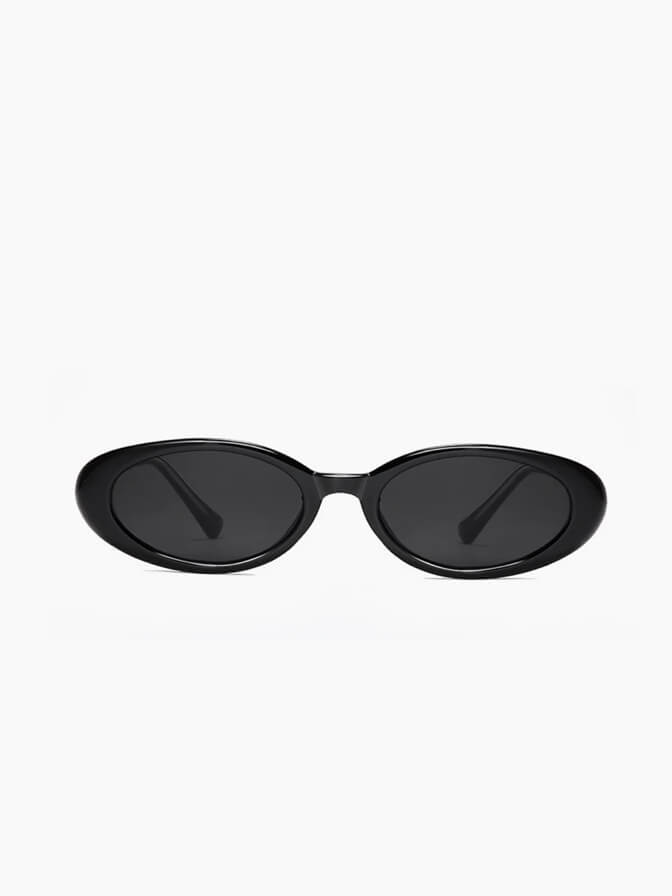Berg-Feldt Rétro Petites Lunettes de Soleil Ovales