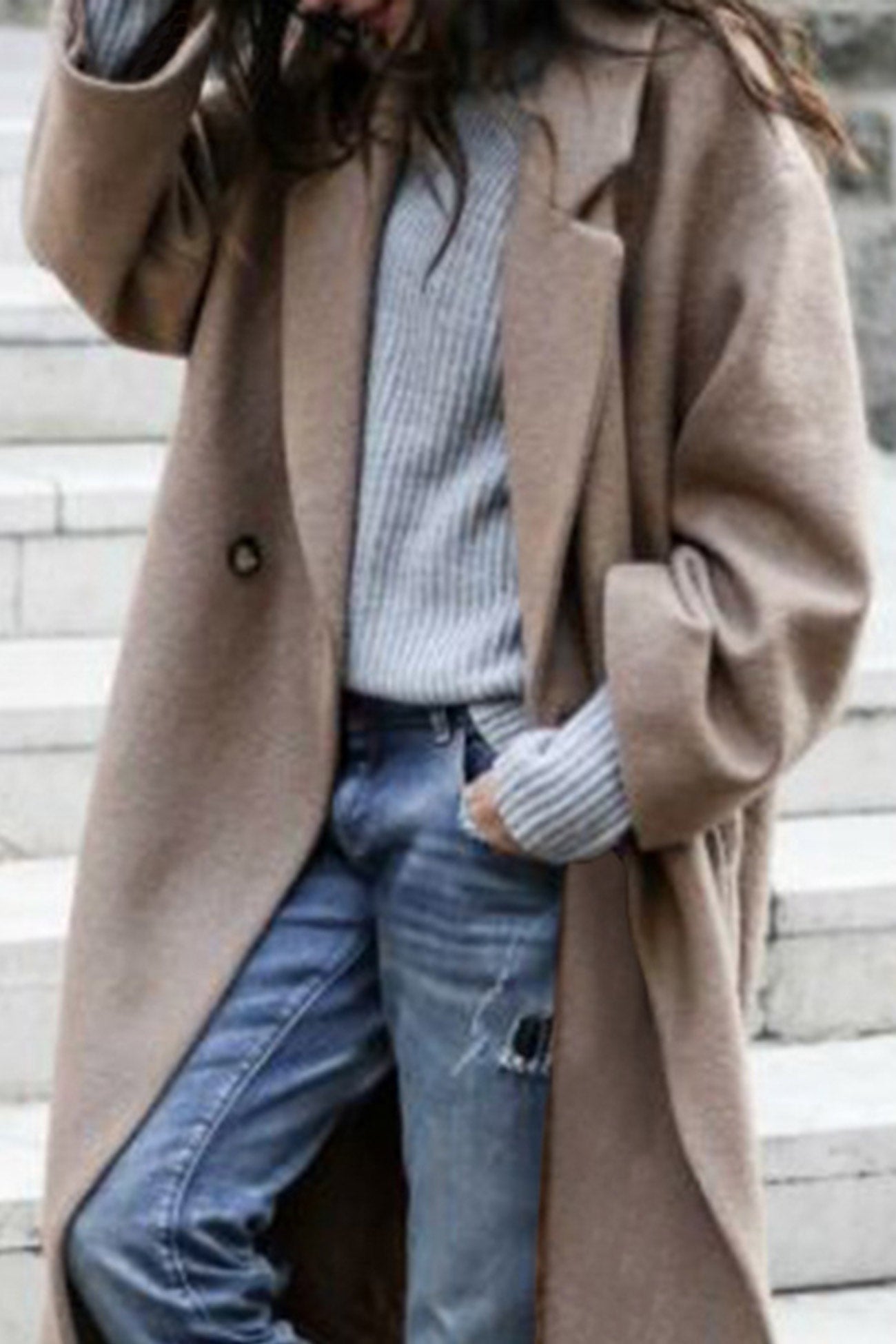 Berg-Feldt | Jacke mit Revers und Tasche