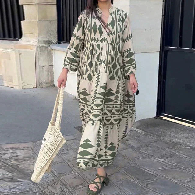 Robe longue imprimé floral Alina