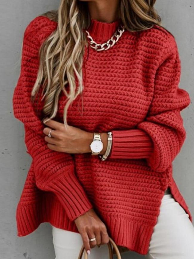 Berg-Feldt | Strickpullover mit Lockerer Passform Acryl Warm und Modern