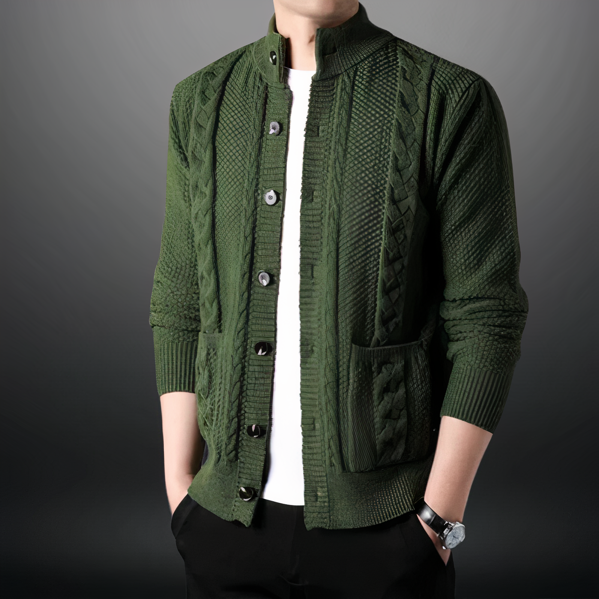 Toby, cardigan moderne pour homme
