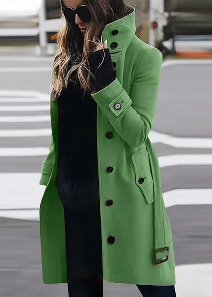 Berg-Feldt | Lange wasserdichte Trenchcoat für Frauen