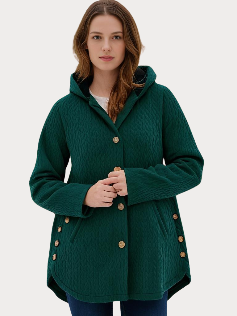 Berg-Feldt | Femme - Manteau d'Hiver – Élégant Manteau Doublé avec Capuche