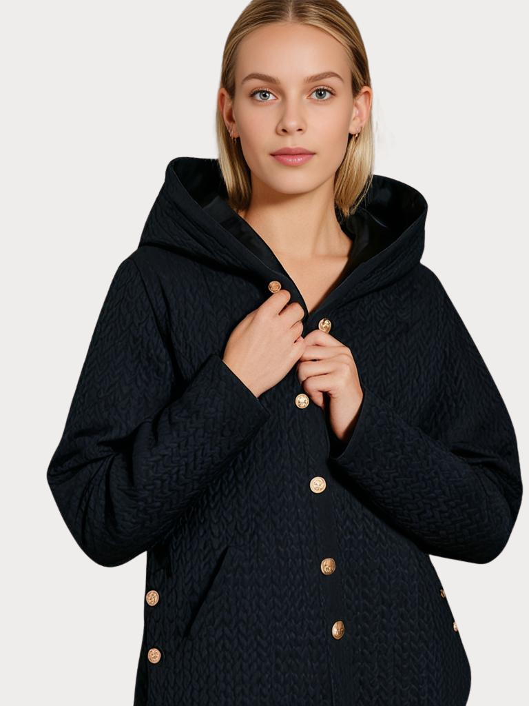 Berg-Feldt | Femme - Manteau d'Hiver – Élégant Manteau Doublé avec Capuche