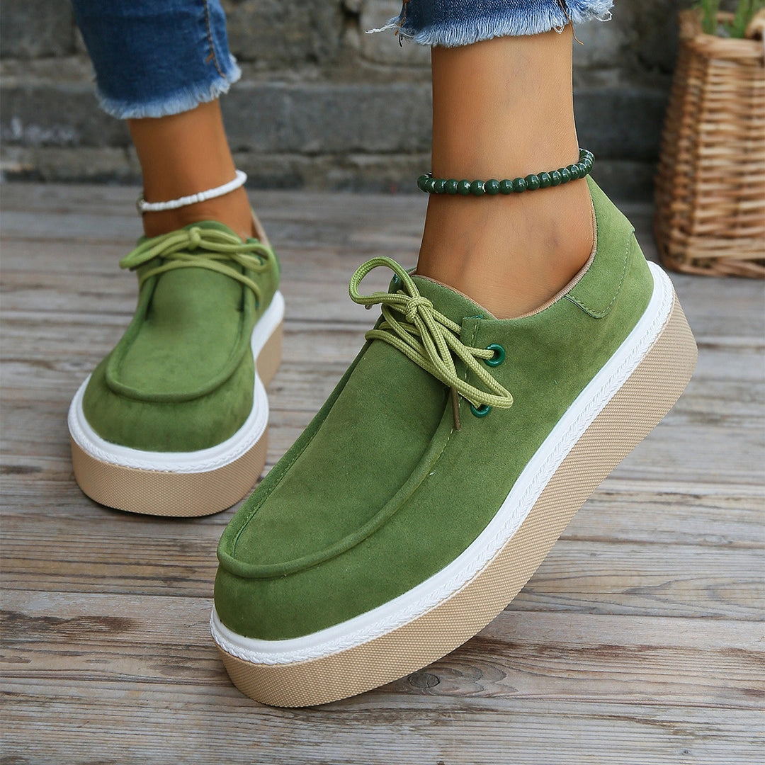 Baskets à plateforme en daim noir Berg-Feldt - Chaussures de mode streetwear