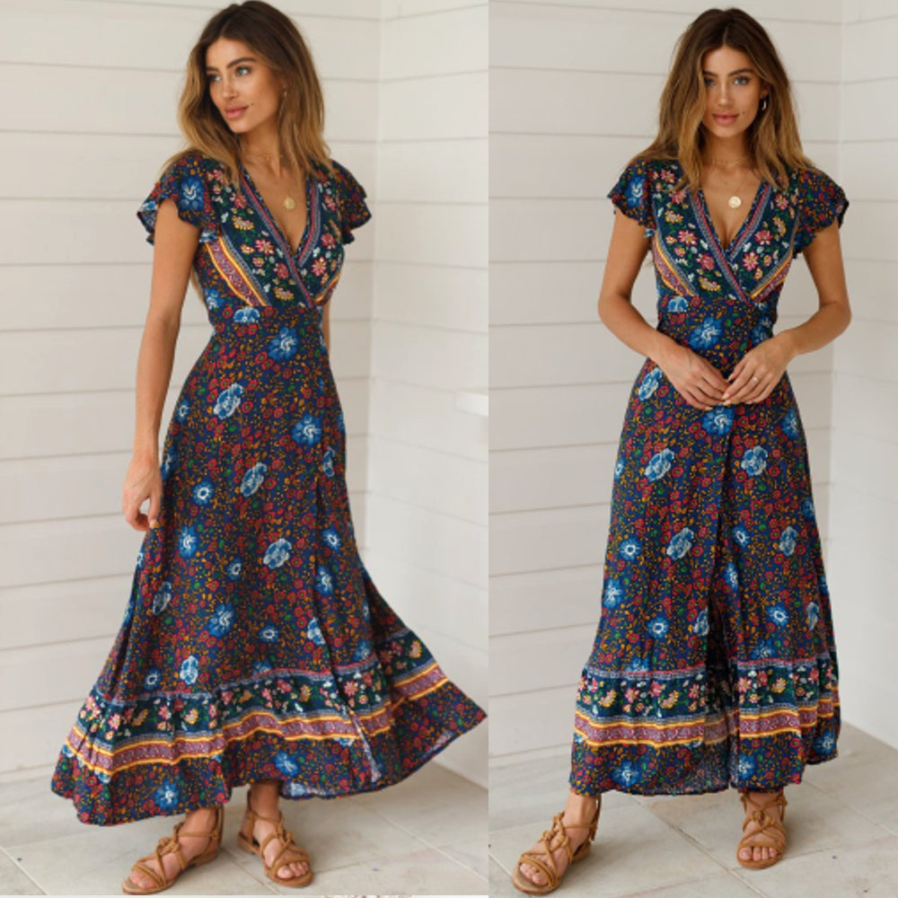 Theresa: Robes fleuries sexy pour femmes
