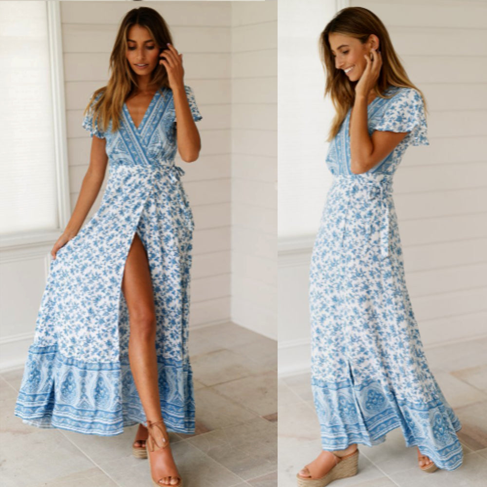 Theresa: Robes fleuries sexy pour femmes
