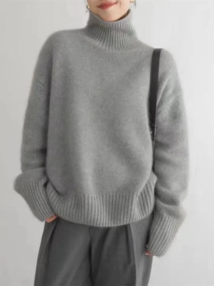 Berg-Feldt | Pullover - Gemütlicher Rollkragenstrickpullover