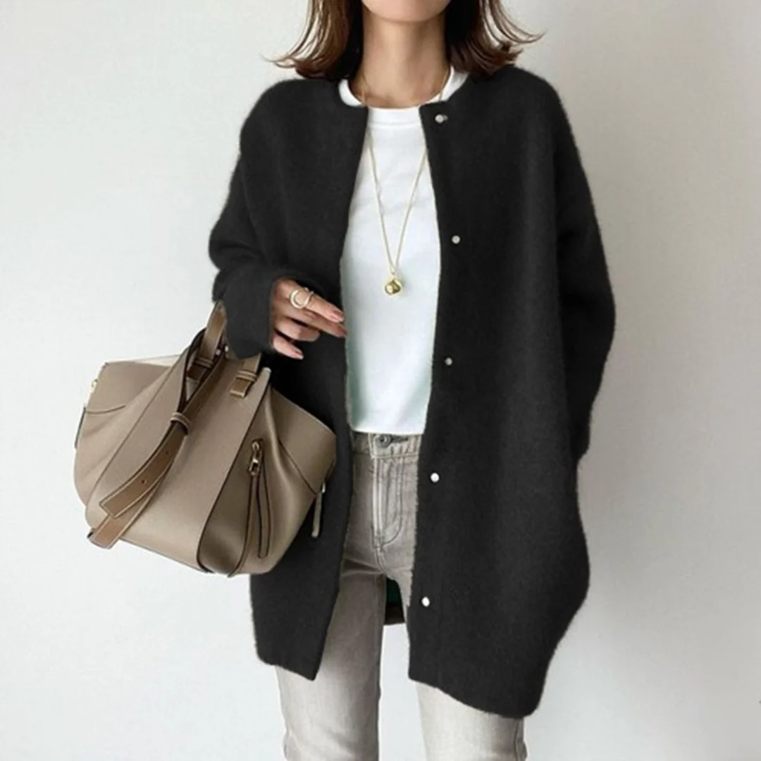 Berg-Feldt | Gilet - Cardigan oversize en maille douce