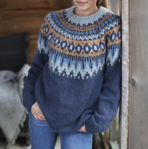 Berg-Feldt | Pullover - Gemütlicher nordischer Strickpullover