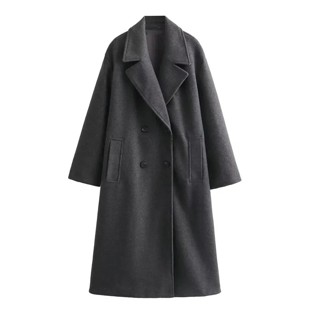 Berg-Feldt | Lange Jacke für Damen Elegantes Design Warme Winterjacke