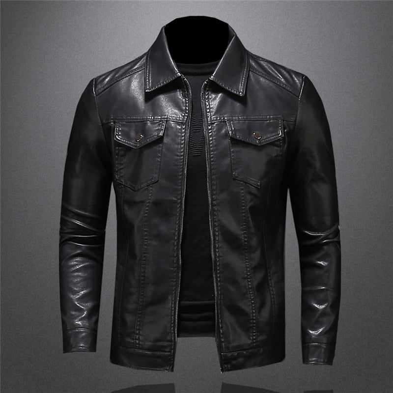 Berg-Feldt | Klassische Lederjacke für Herren