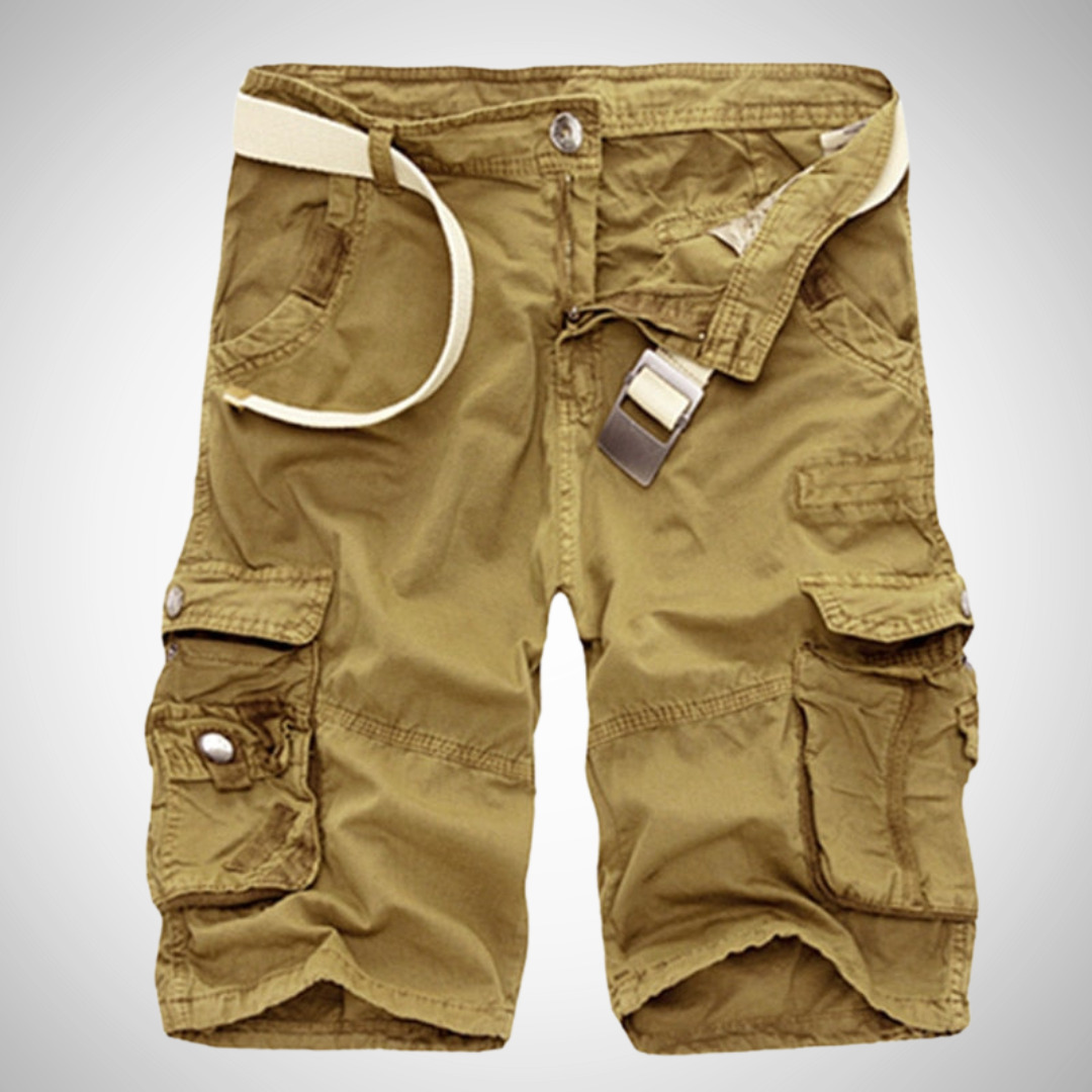 Berg-Feldt Herren Designer Sommer Cargo Shorts