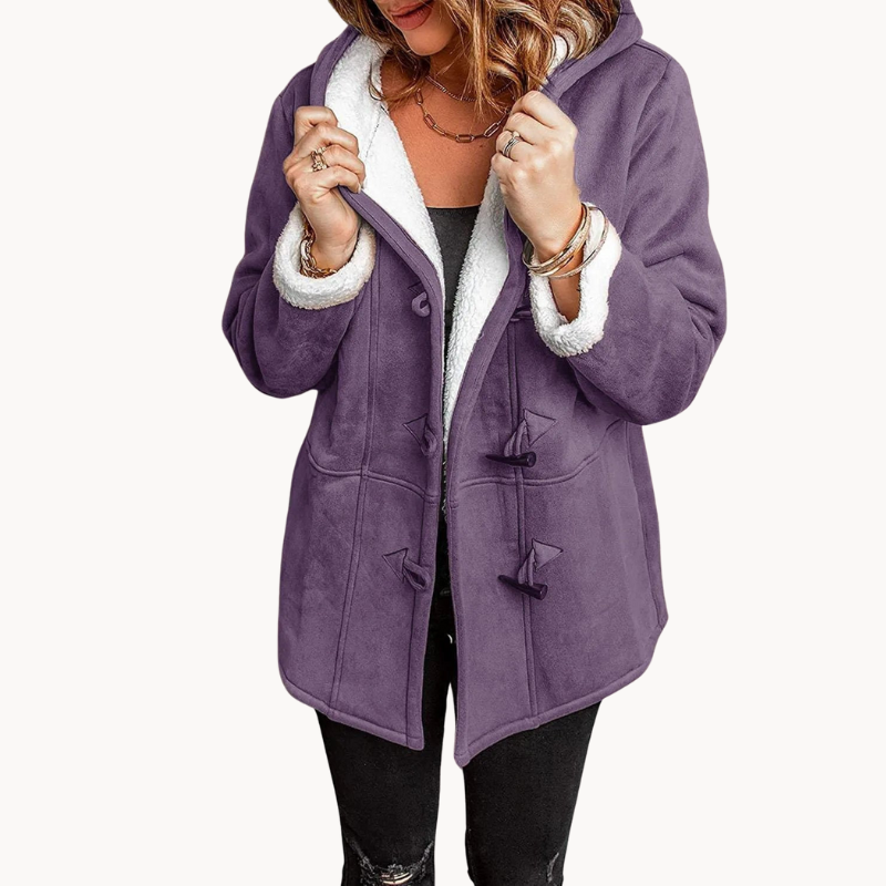 Berg-Feldt | Veste polaire chaude et douillette à capuche pour femme