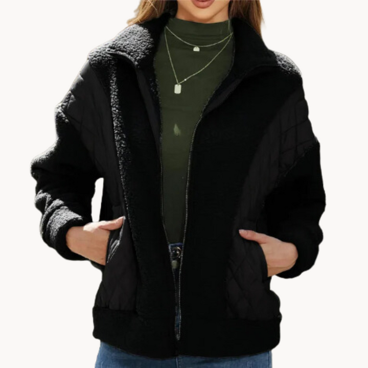 Berg-Feldt | Kuschelige Steppjacke Aus Sherpa für Damen