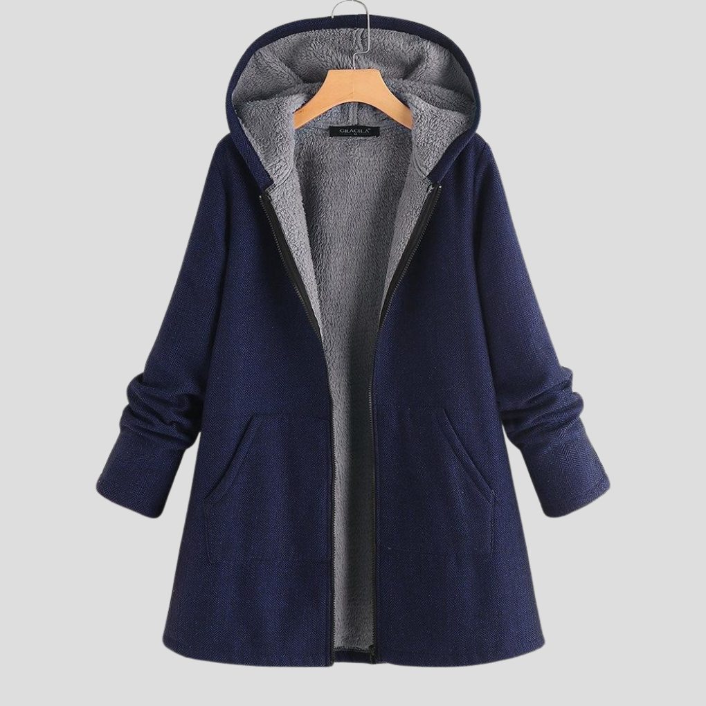Berg-Feldt | « Manteau en polaire épais à capuche »