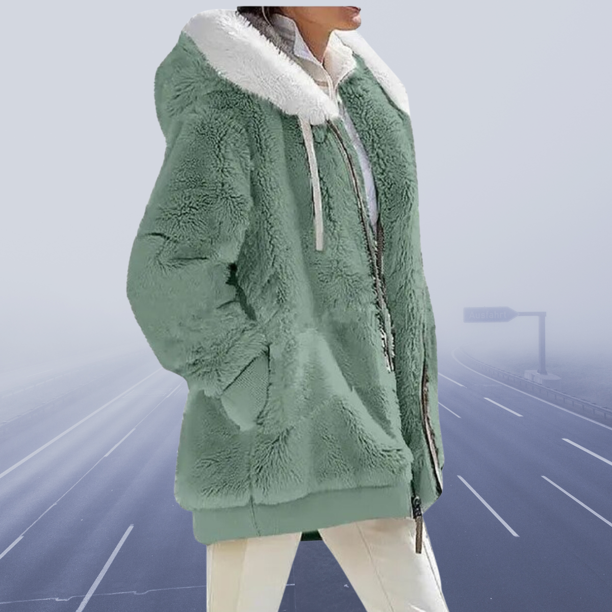 Berg-Feldt | Lässige Fleece-Weste mit Kapuze