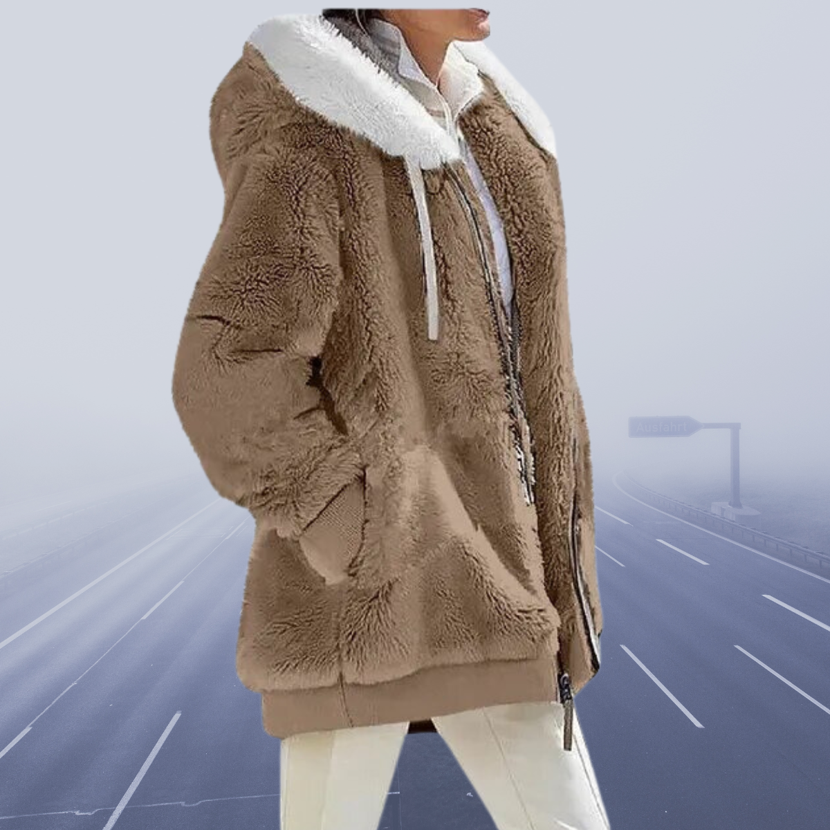 Berg-Feldt | Lässige Fleece-Weste mit Kapuze