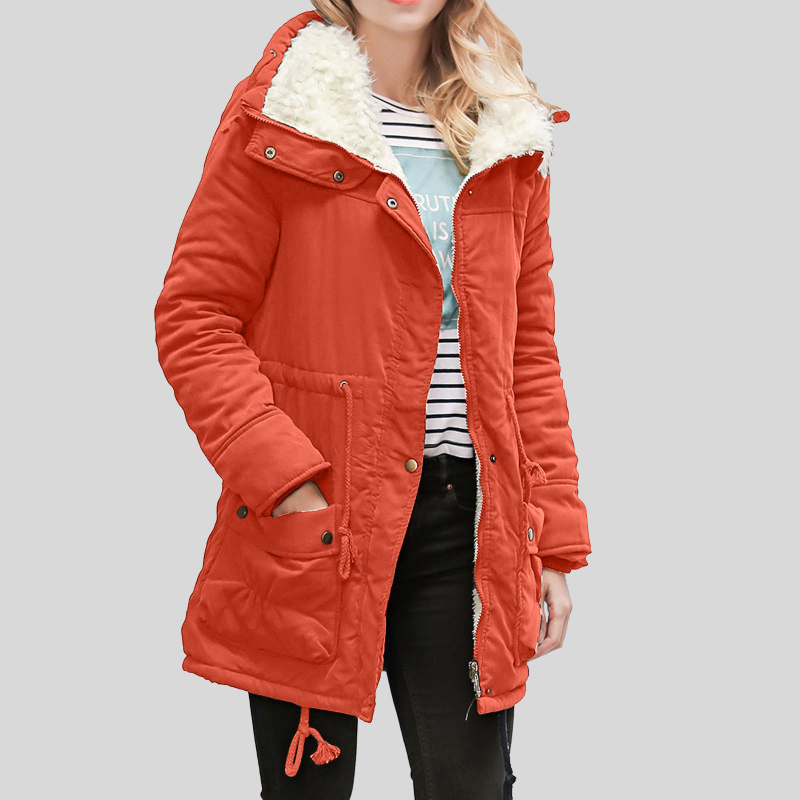 Berg-Feldt | Parka-Jacke - Gefüttert mit Fellbesatz - Verstellbare Taille - Winddicht und Warm