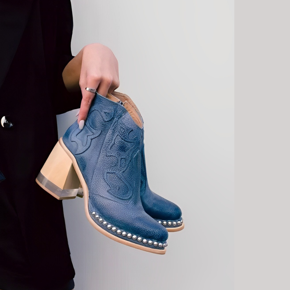 Donatella Stiefel à talon bottier
