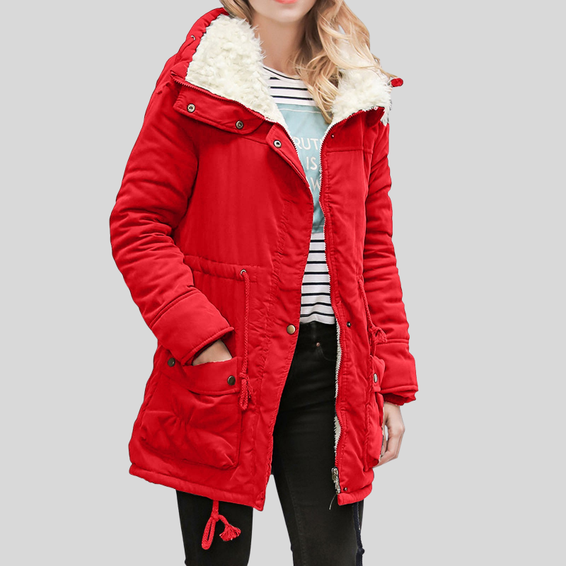 Berg-Feldt | Parka-Jacke - Gefüttert mit Fellbesatz - Verstellbare Taille - Winddicht und Warm