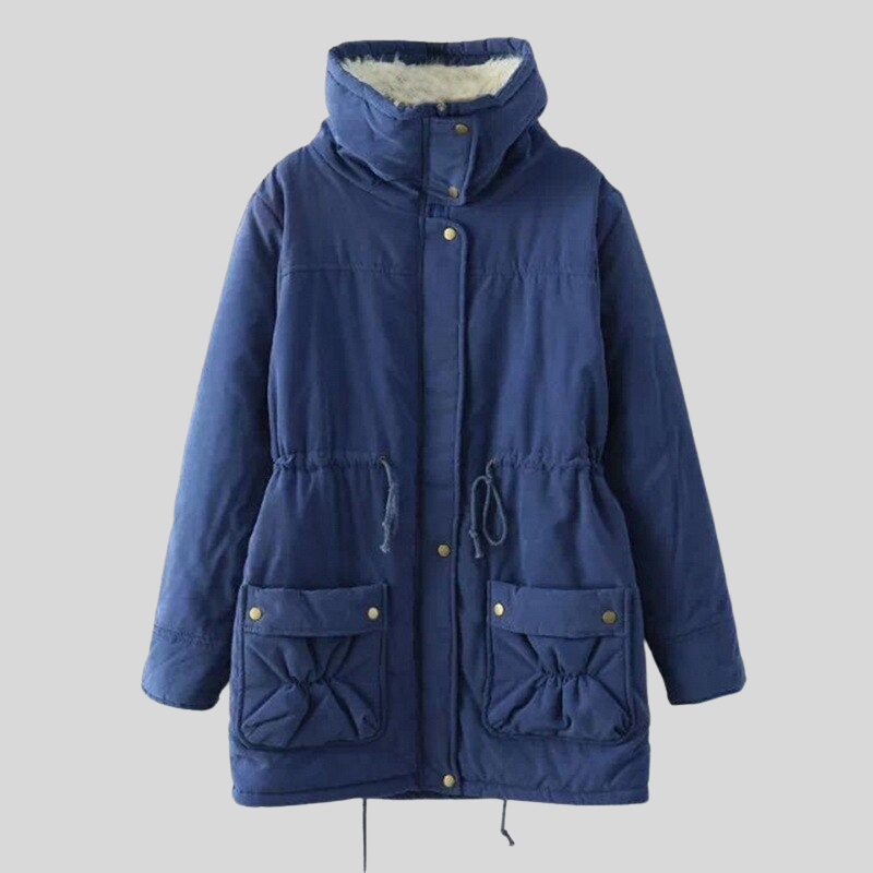 Berg-Feldt | Parka-Jacke - Gefüttert mit Fellbesatz - Verstellbare Taille - Winddicht und Warm