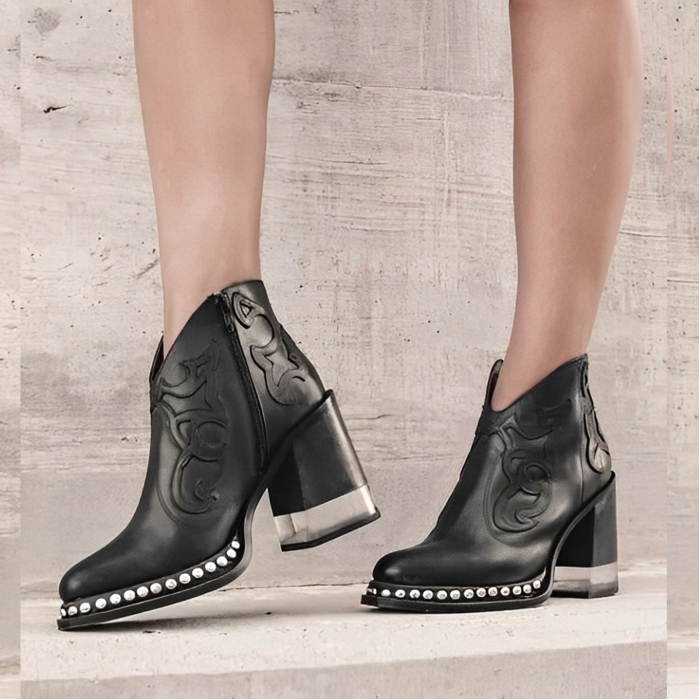 Donatella Stiefel à talon bottier