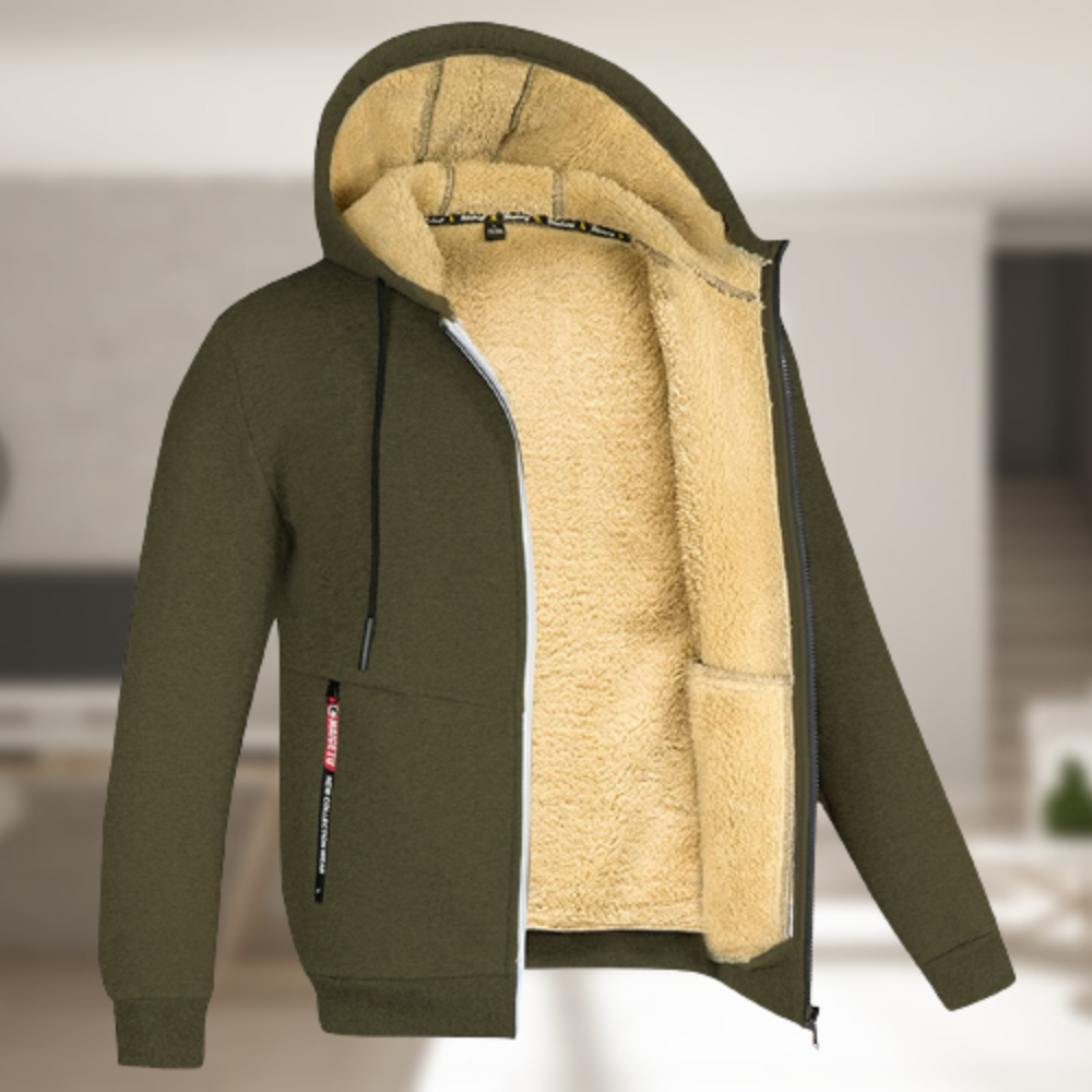 Berg-Feldt | Veste d'hiver à capuche polaire