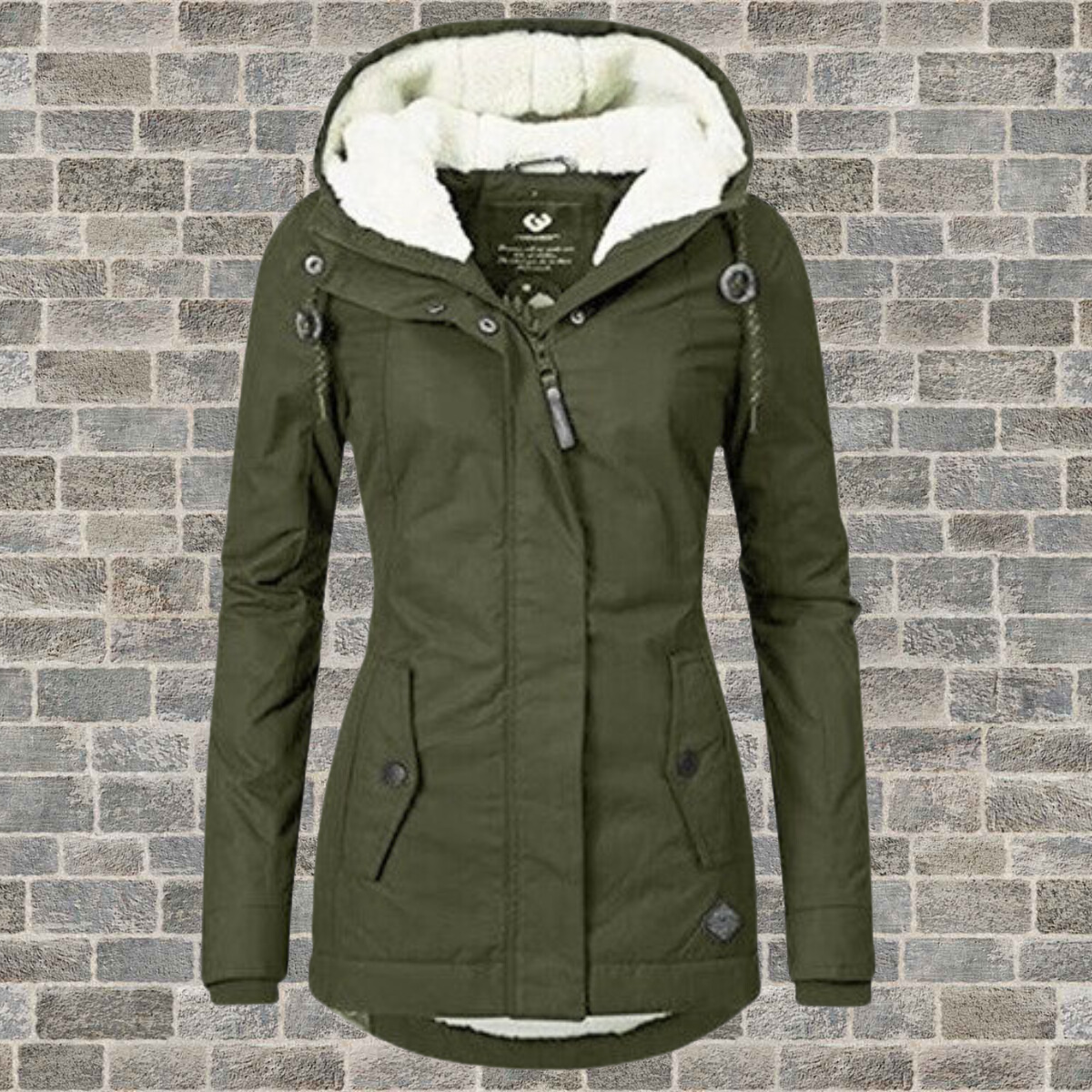 Berg-Feldt | Manteau à capuche en laine d'agneau