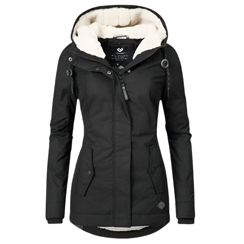 Berg-Feldt | Doudoune à Capuche pour Femme - Veste d'Hiver Matelassée