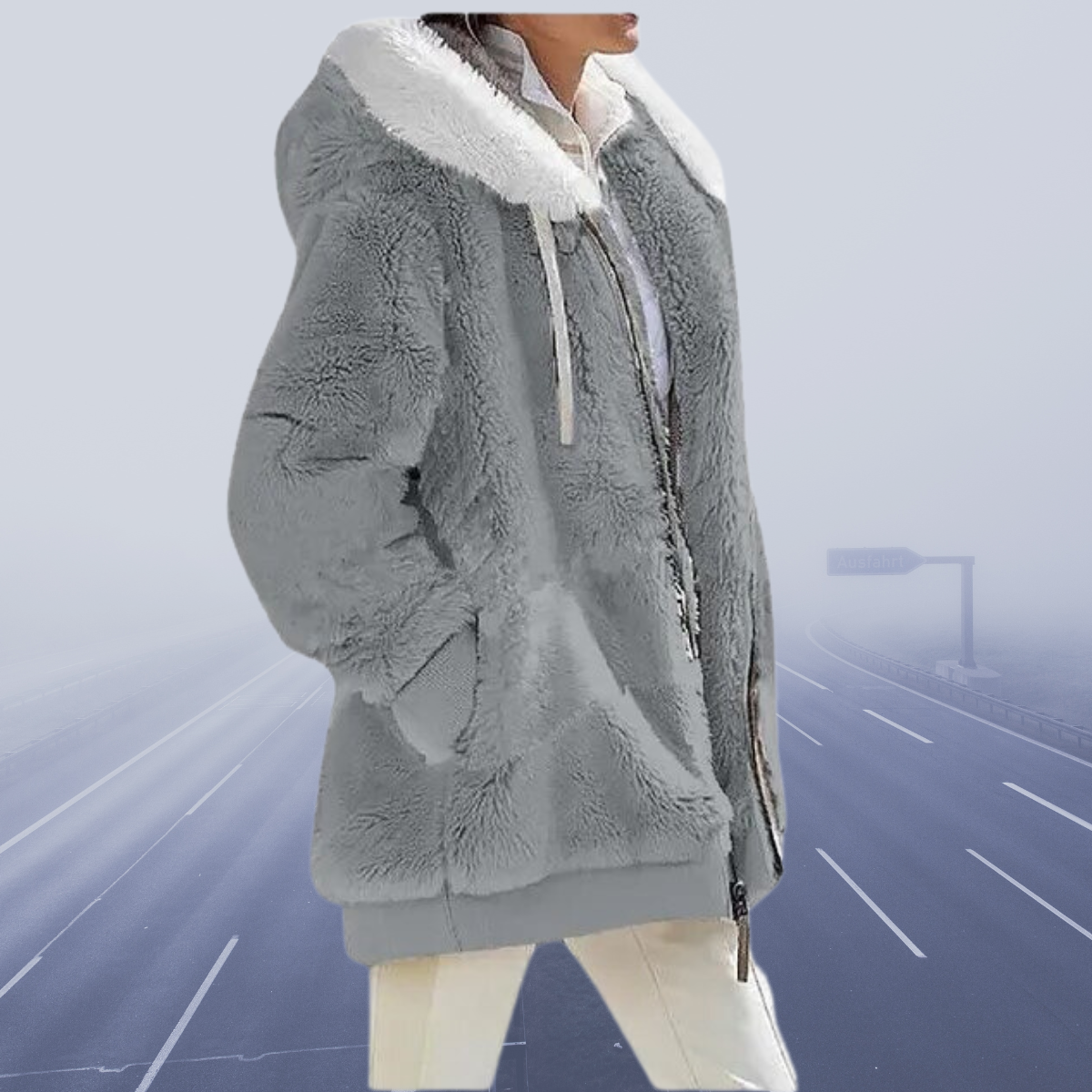 Berg-Feldt | Lässige Fleece-Weste mit Kapuze