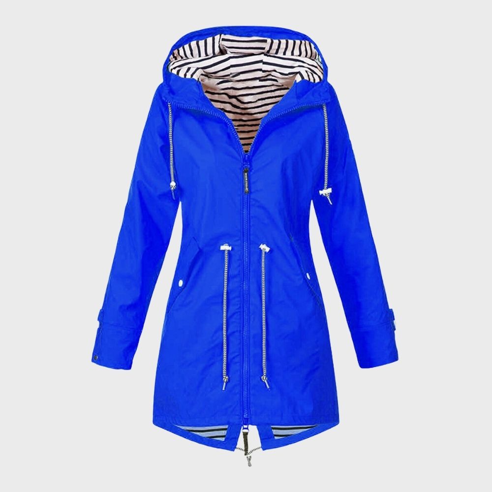Berg-Feldt | Regenjacke mit Kapuze für Frauen - Verstellbare Taille