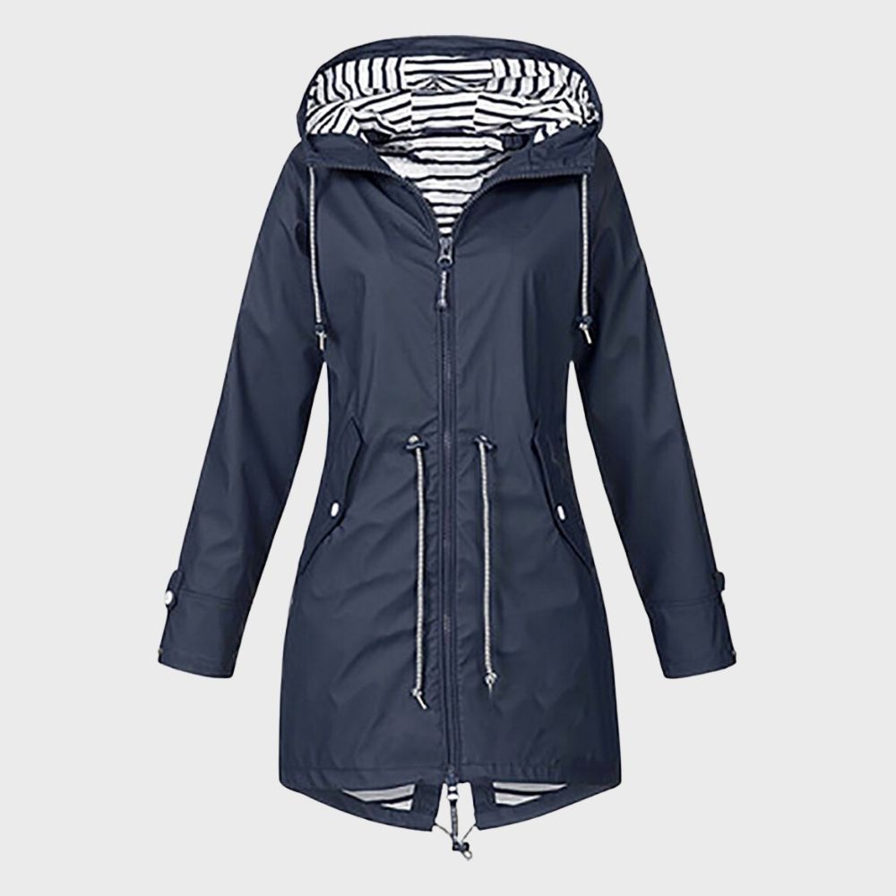 Berg-Feldt | Regenjacke mit Kapuze für Frauen - Verstellbare Taille