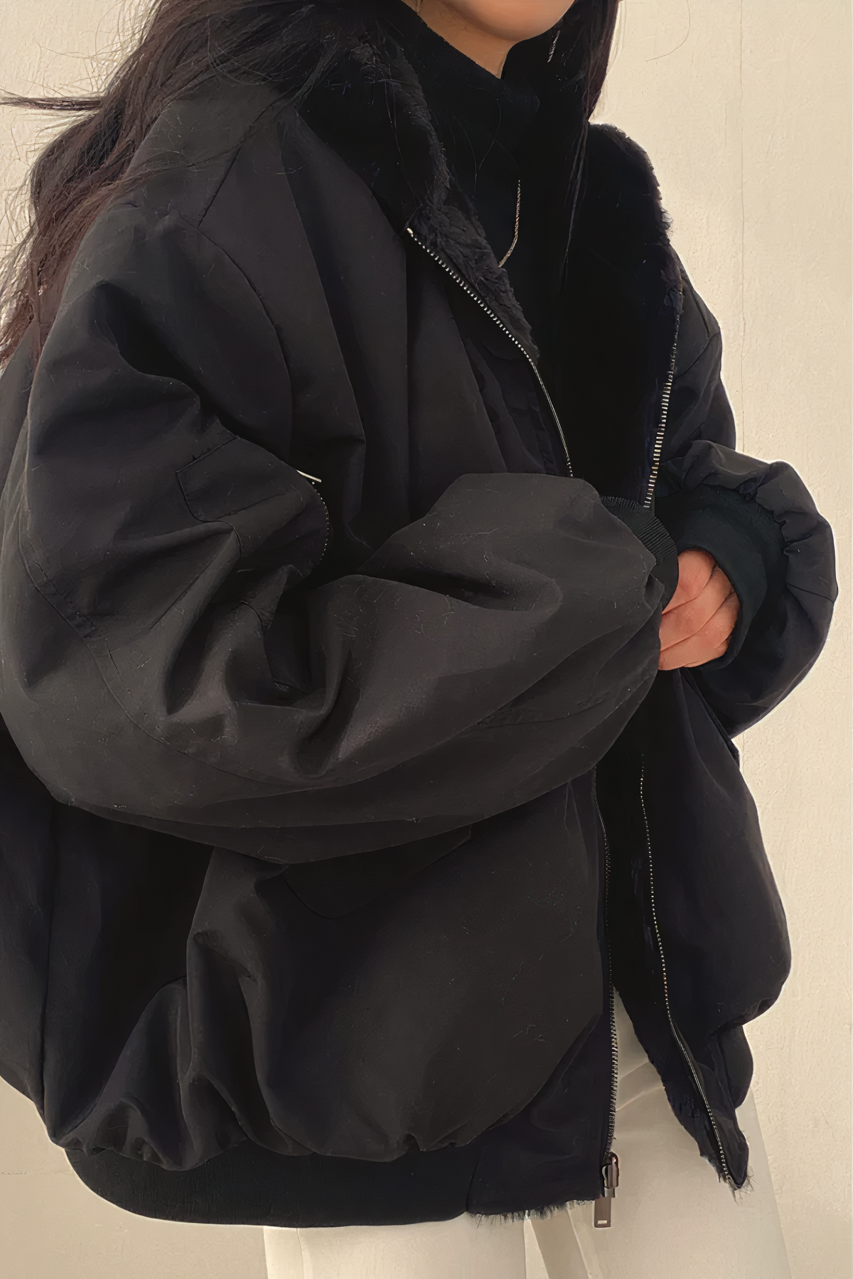 Berg-Feldt | Veste d'hiver à capuche en cachemire