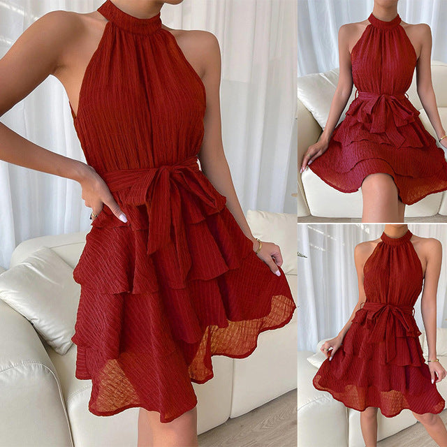 Robe bustier froncée Valenta pour femme