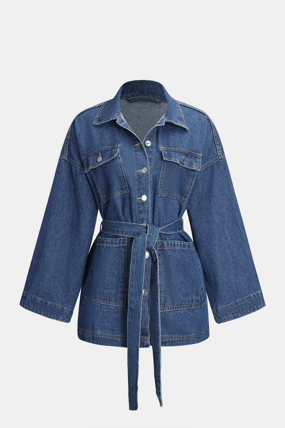 Berg-Feldt | Taillierte Denim Jacke Modern und Vielseitig