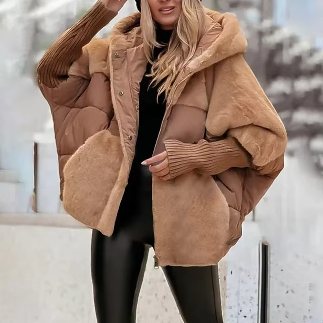Berg-Feldt | Jacke Damen Gefüttert mit Kapuze, Lässige Passform