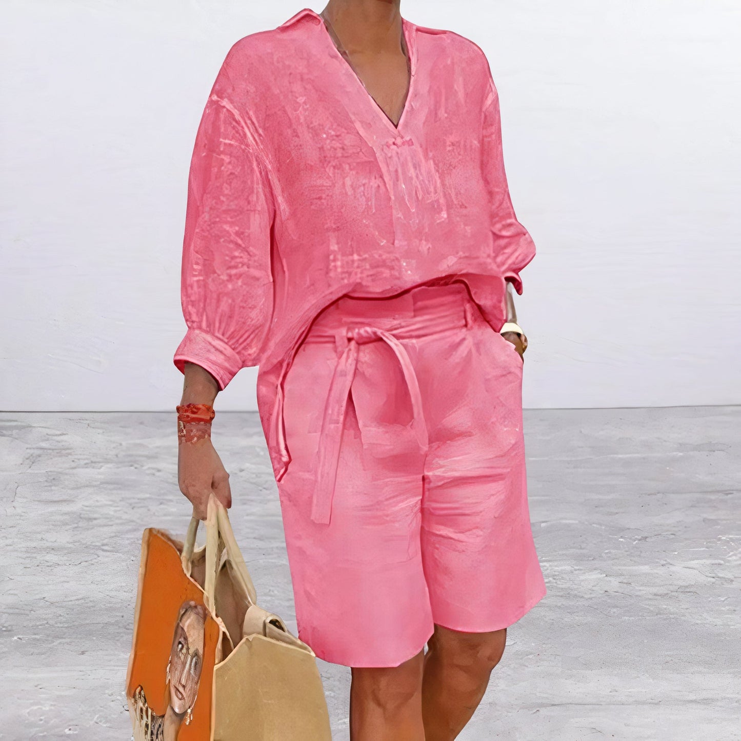 Ensemble short et blouse Priska
