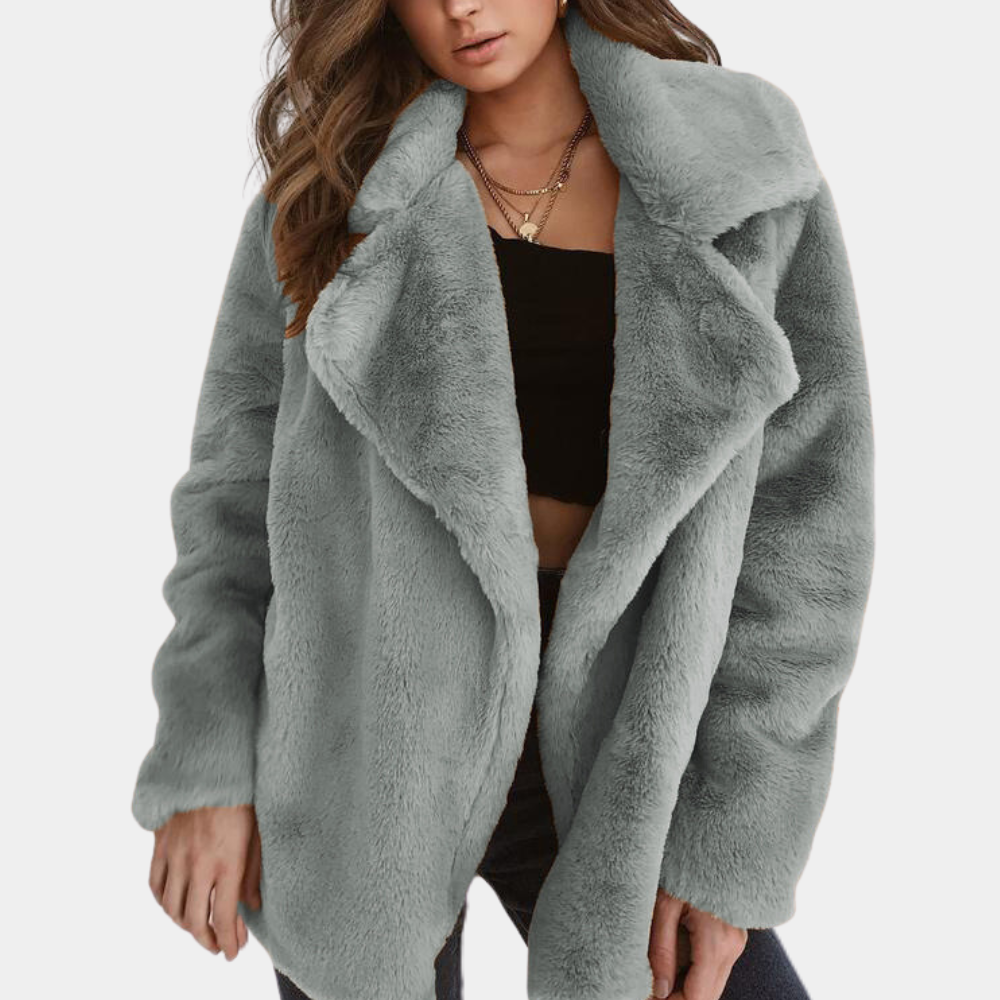Berg-Feldt | Manteau d'hiver chaud en peluche pour femme