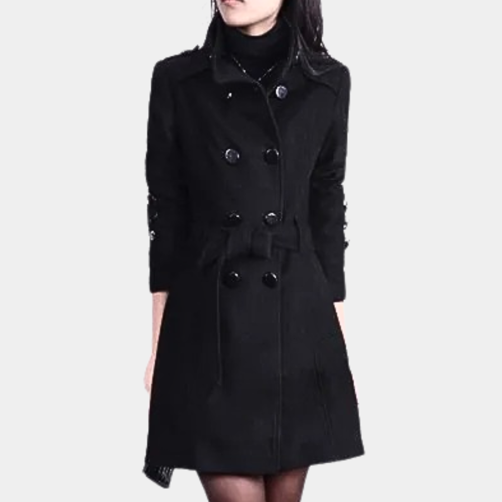Berg-Feldt | Eleganter Wintergürtel-Mantel für Damen