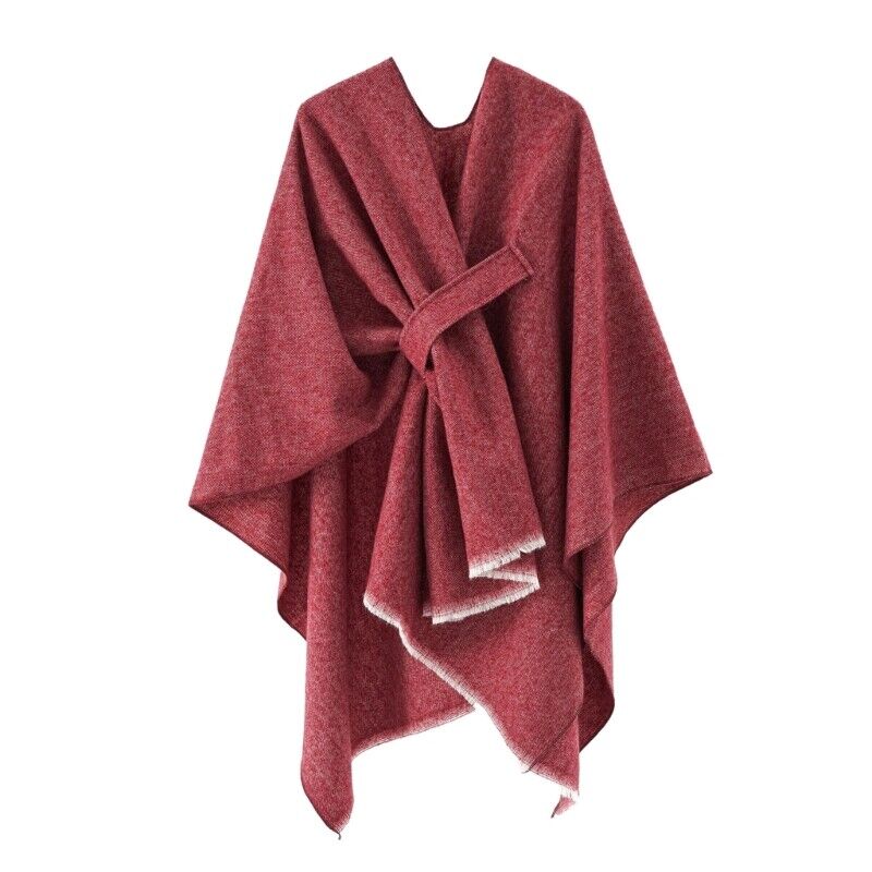 Berg-Feldt | Kaschmir Poncho Retro & Stilvoll
