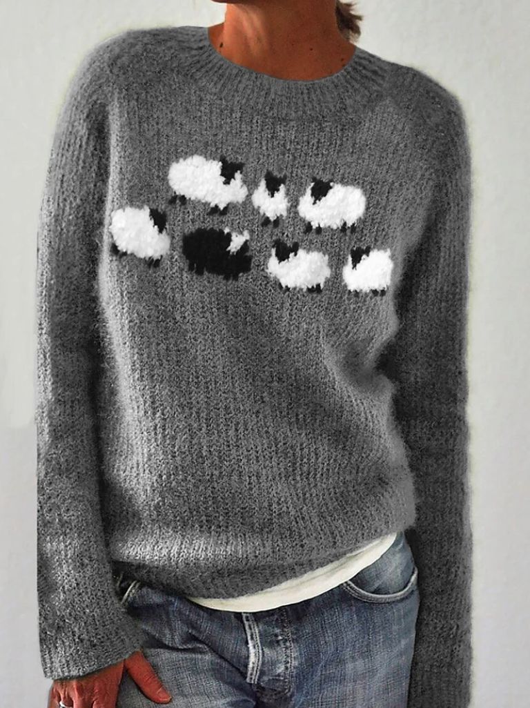 Berg-Feldt | Langärmeliger Pullover mit Aufdruck