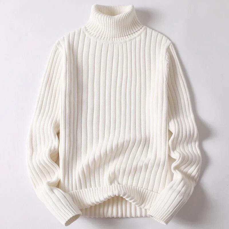 Wyatt : Pull en maille mérinos à col roulé pour homme