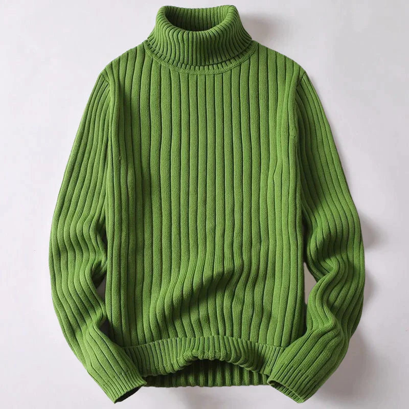 Wyatt : Pull en maille mérinos à col roulé pour homme