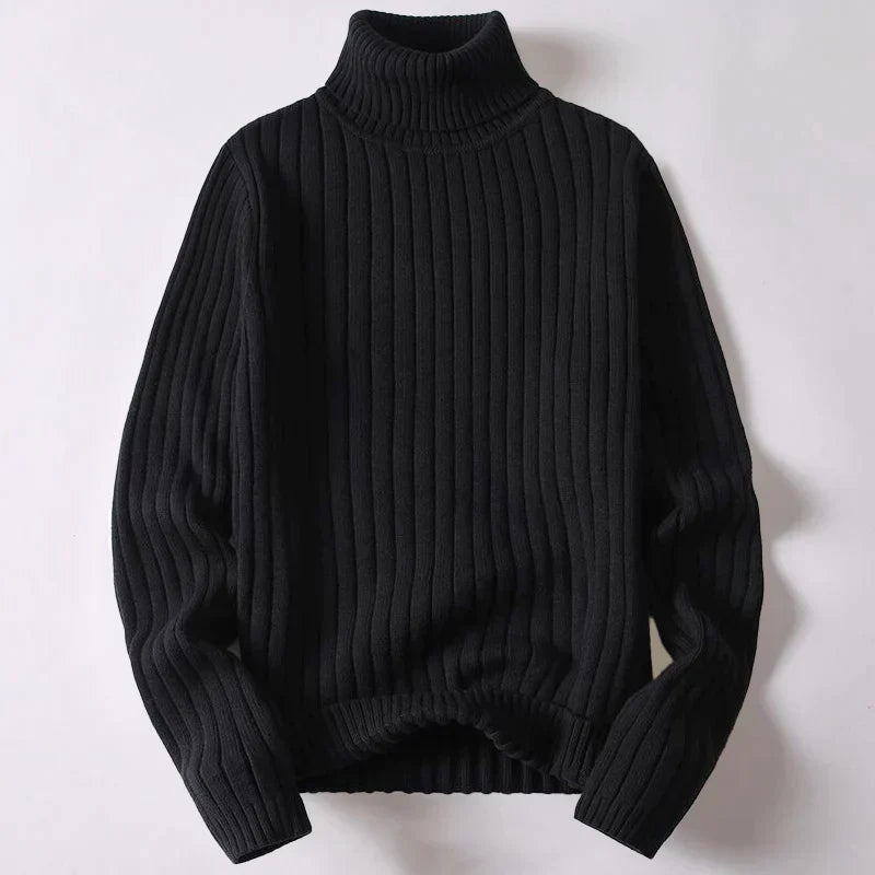 Wyatt : Pull en maille mérinos à col roulé pour homme
