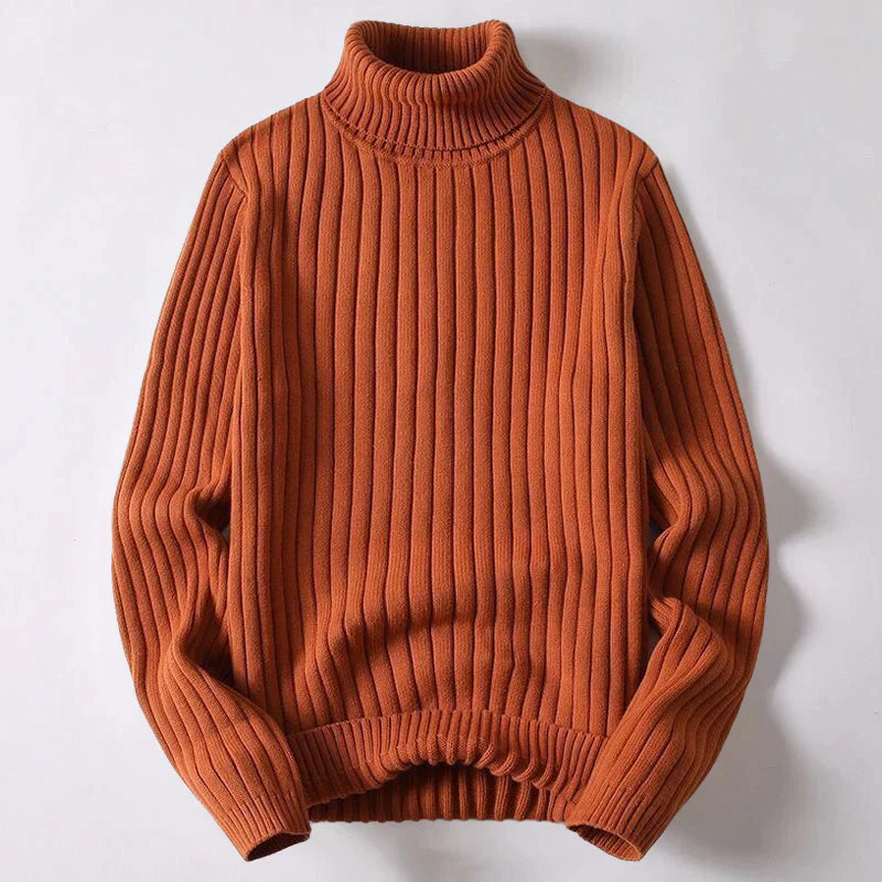 Wyatt : Pull en maille mérinos à col roulé pour homme