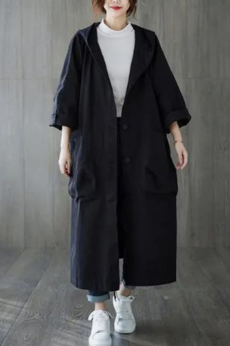 Berg-Feldt | Oversize-Windjacke in Burgunderrot