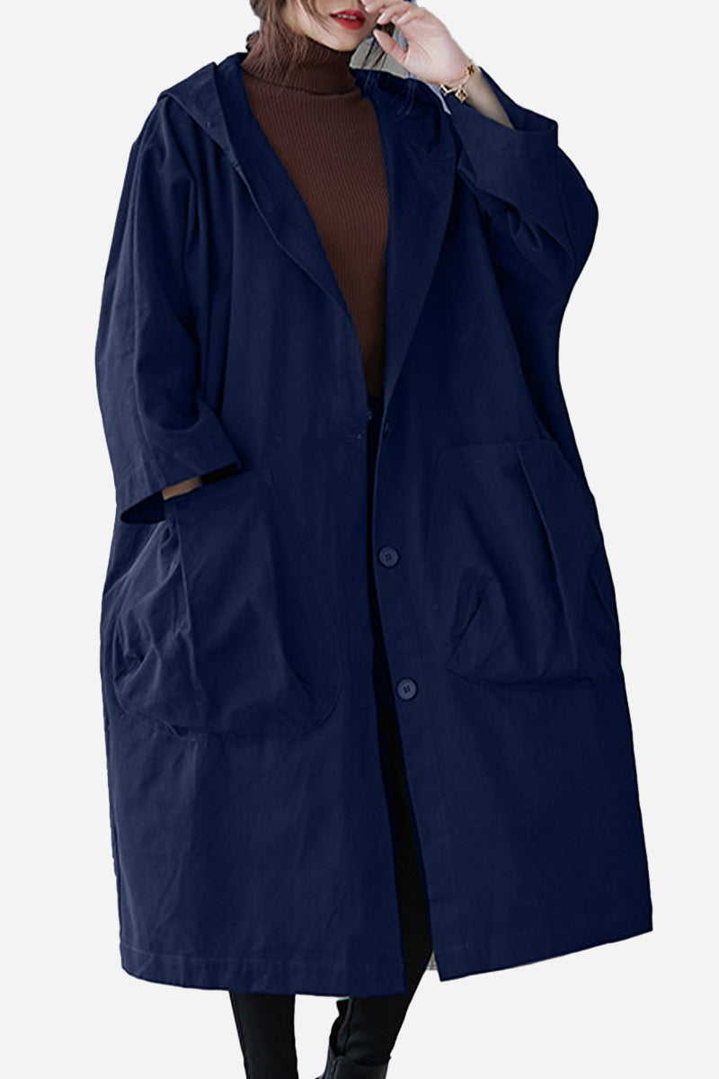 Berg-Feldt | Oversize-Windjacke in Burgunderrot
